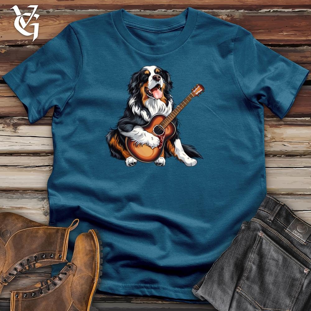 Viking Goods Bernese Guitar Serenade Cotton Tee Deep Teal / L