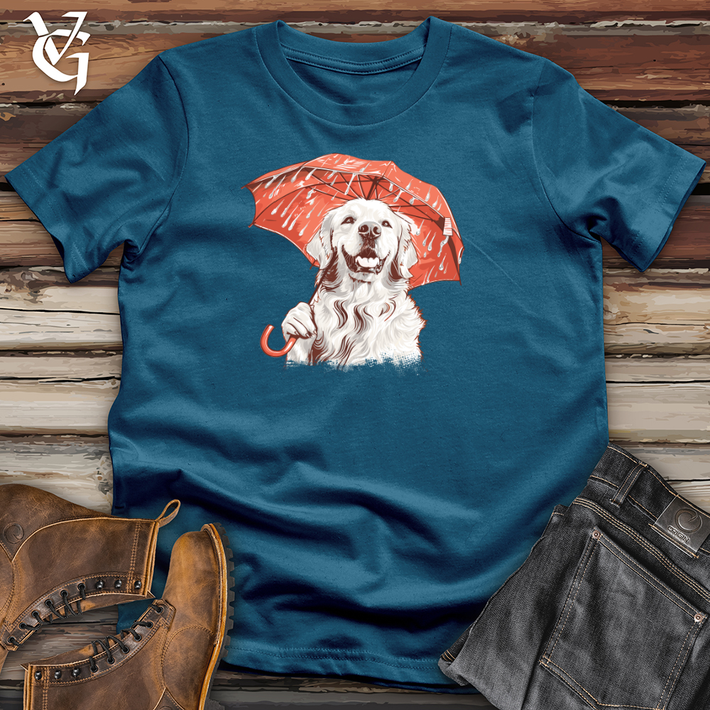 Viking Goods English Cream Retriever Cotton Tee Deep Teal / L