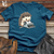 Viking Goods Hedgehog Typist Tales Cotton Tee Deep Teal / L