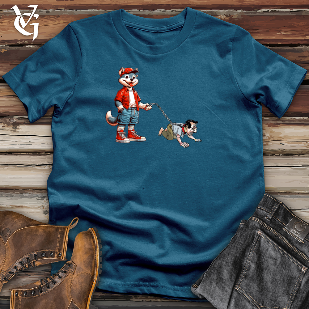 Viking Goods Human Walking Cotton Tee Deep Teal / L