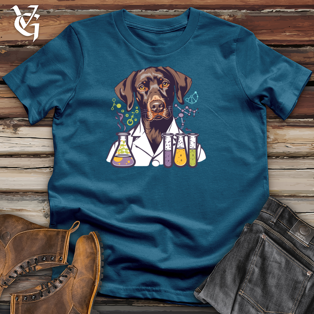 Viking Goods Pointer Lab Genius Cotton Tee Deep Teal / L