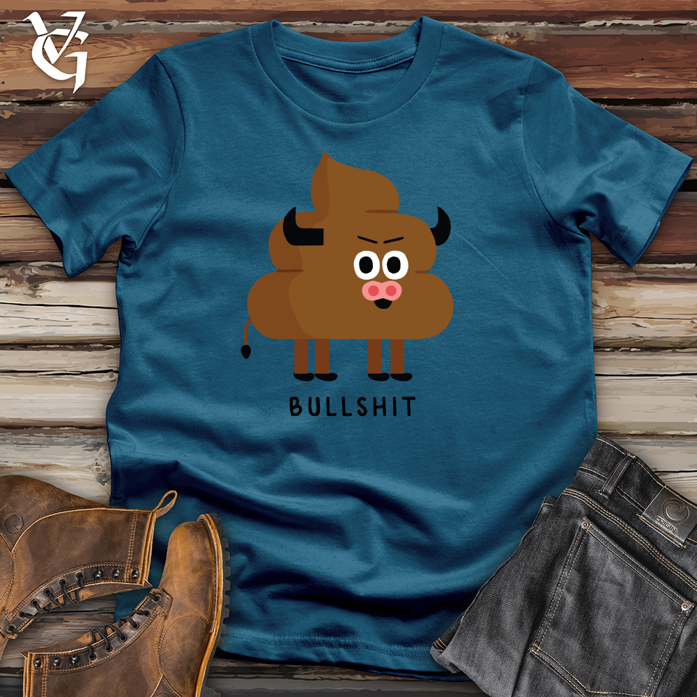 Viking Goods Poop Buffalo Cotton Tee Deep Teal / L