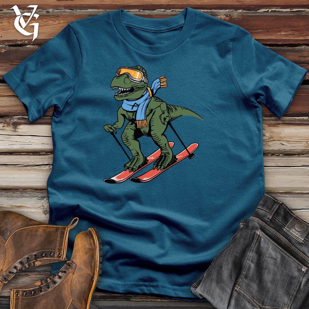 Viking Goods Ski Rex 02 Cotton Tee Deep Teal / L