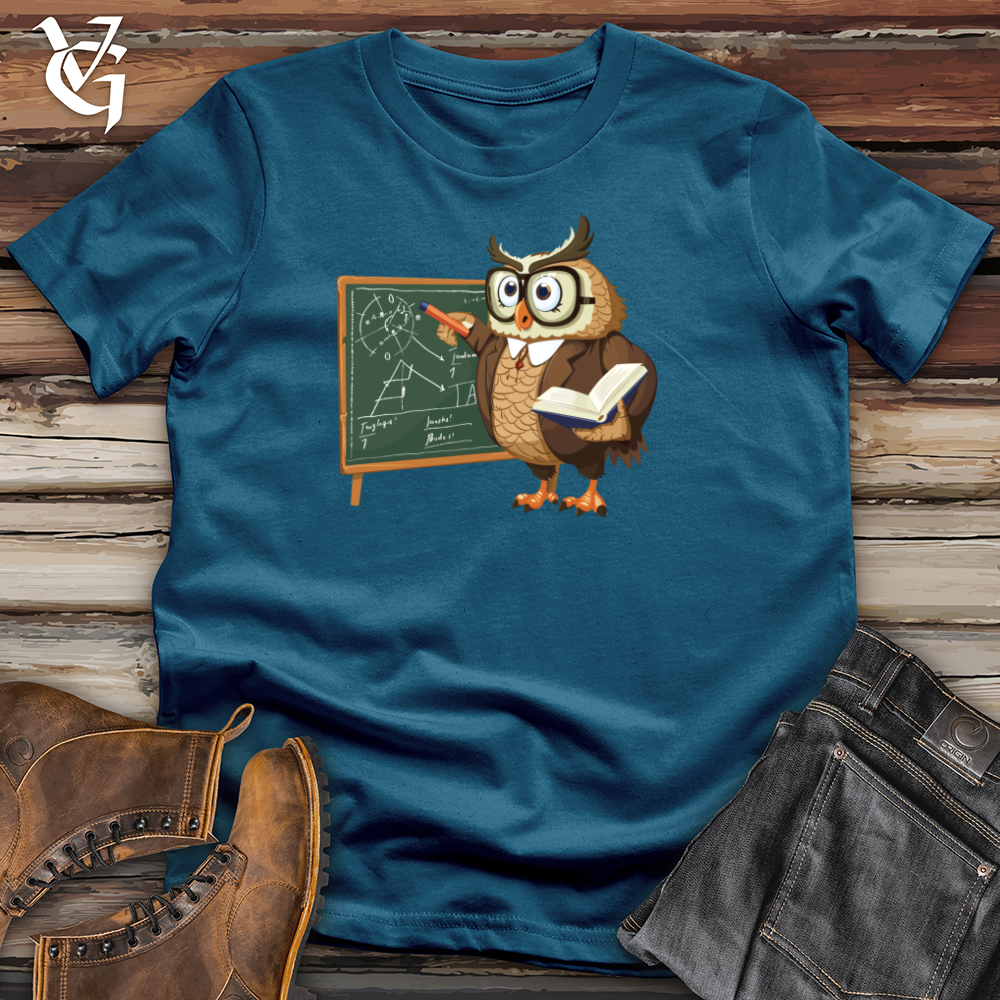 Viking Goods Wise Owl Educator Cotton Tee Deep Teal / L