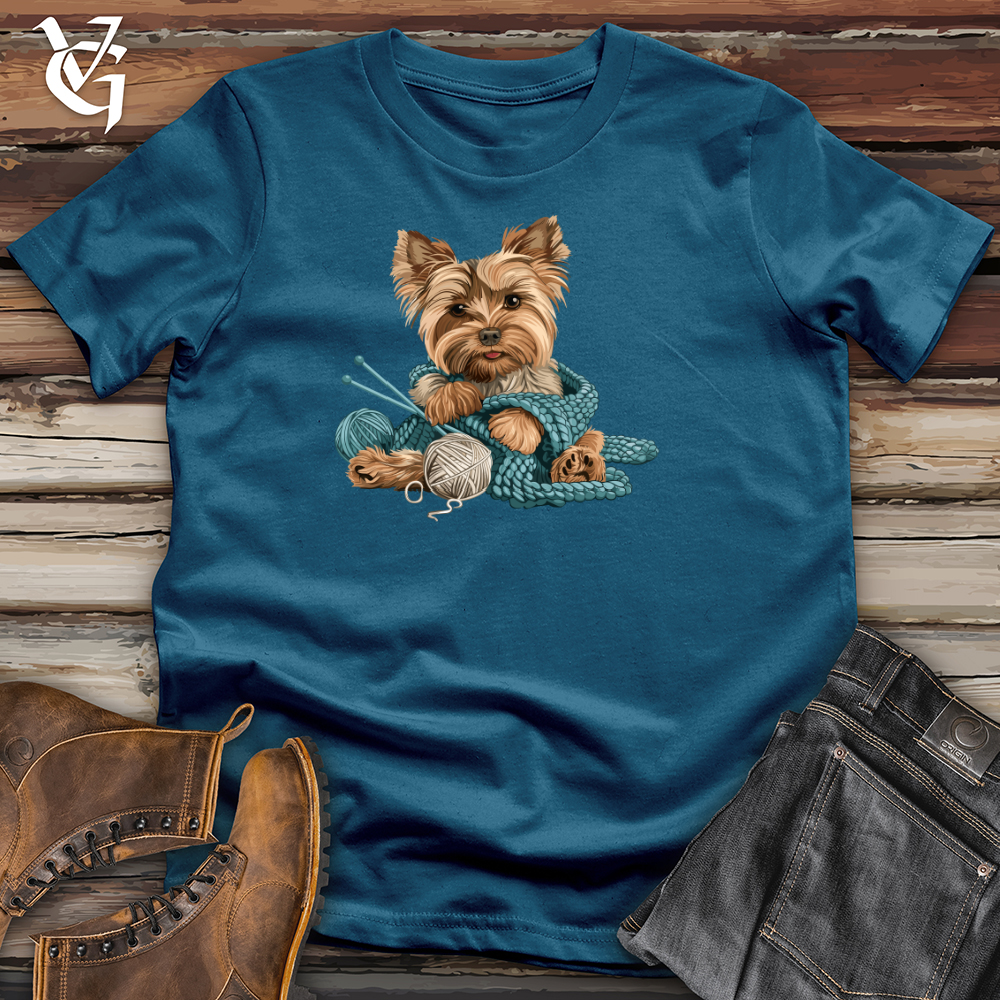 Viking Goods Yorkie Knits Charm Cotton Tee Deep Teal / L