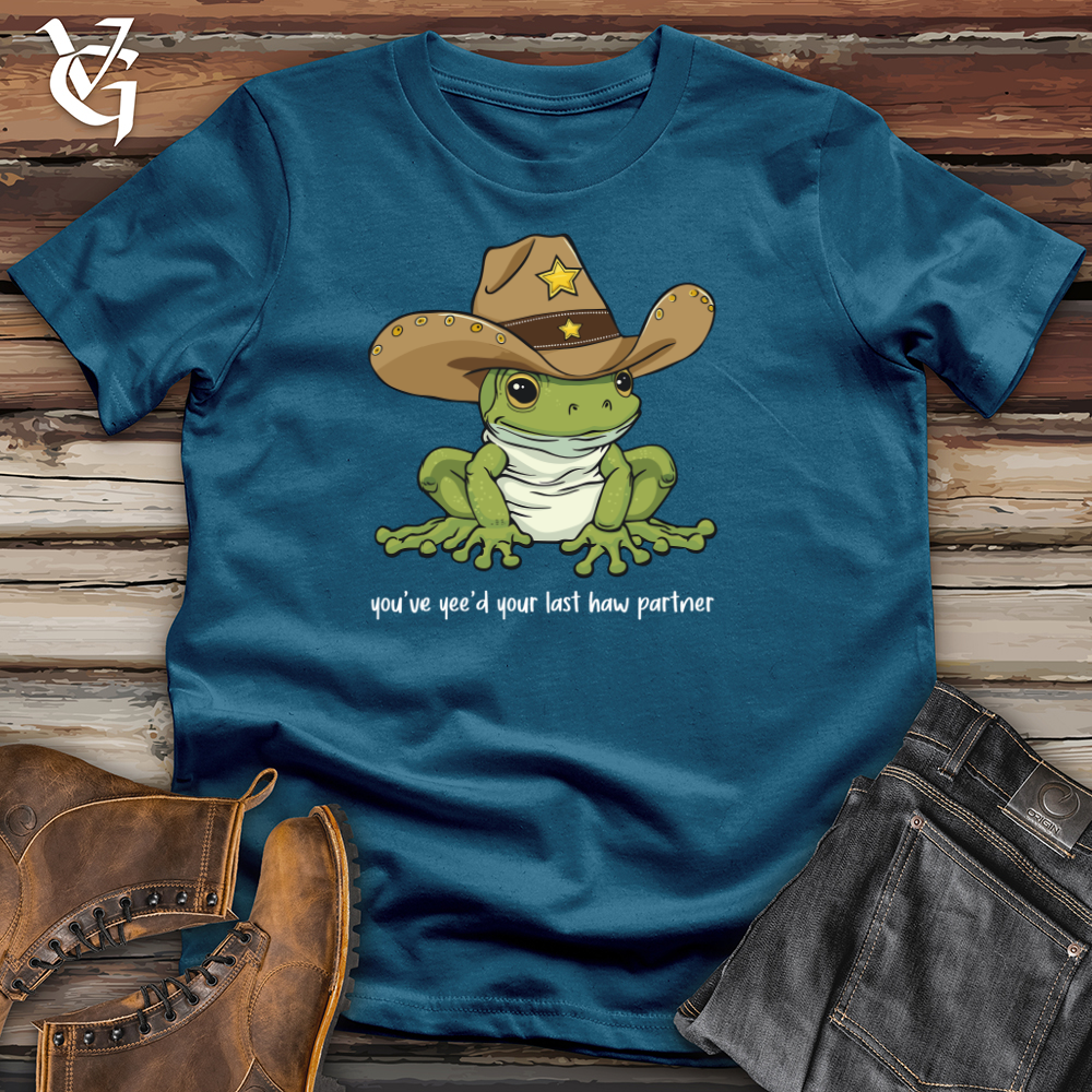 Viking Goods You Just Yee'd Your Last Haw Cotton Tee Deep Teal / L