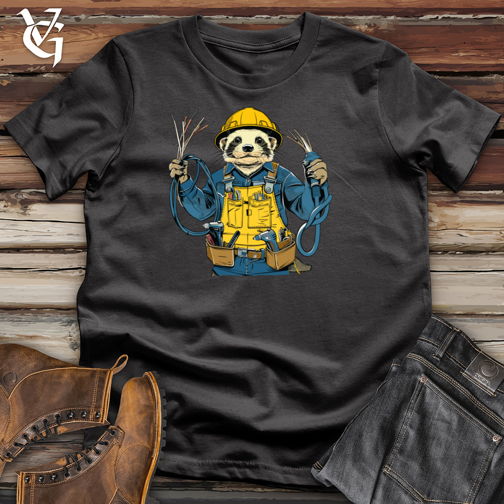 Viking Goods Electrifying Ferret Fixer Cotton Tee