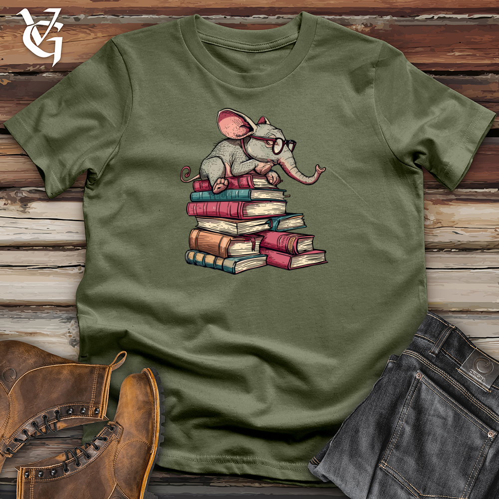 Viking Goods Elephant Bookworm Reader Softstyle Tee