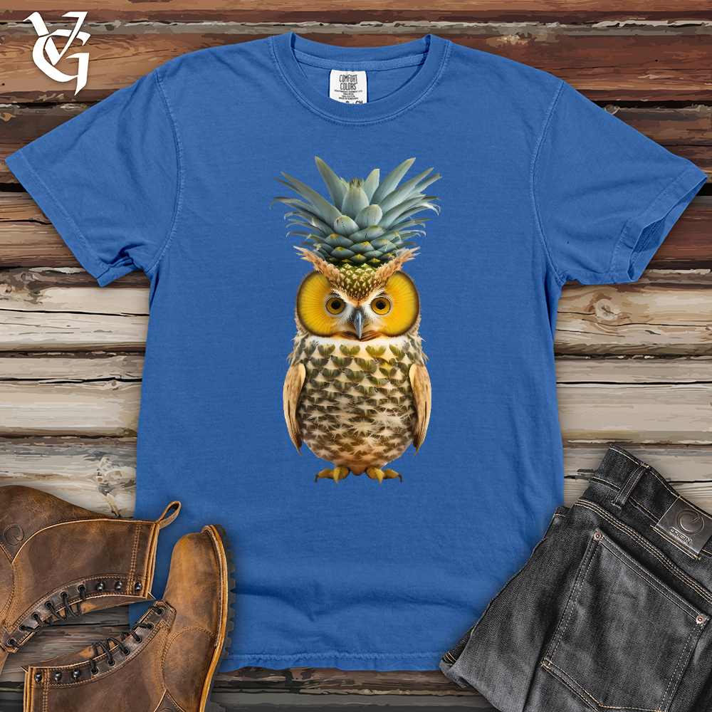 Viking Goods Pineowlpple Heavy Cotton Comfort Colors Tee Flo Blue / L
