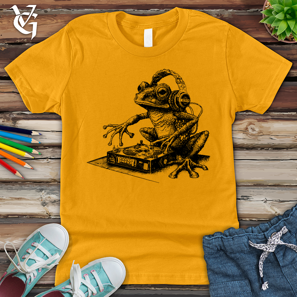 Viking Goods Dj Frog Youth Tee Gold / L