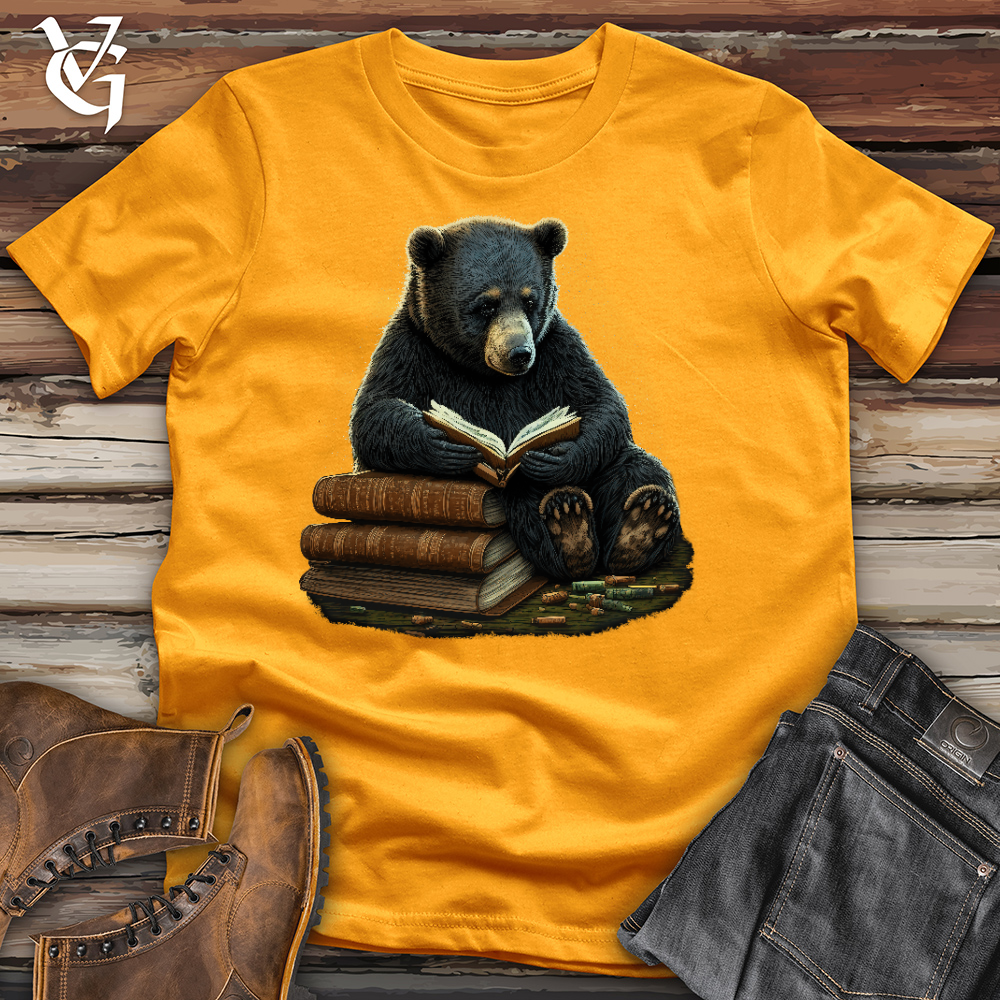 Viking Goods Studious Bear Cotton Tee Gold / L