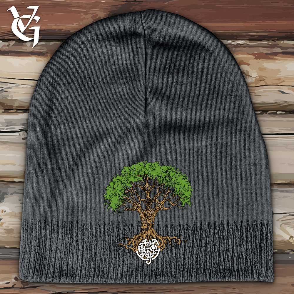 Viking Goods Celtic Roots Cotton Beanie Graphite