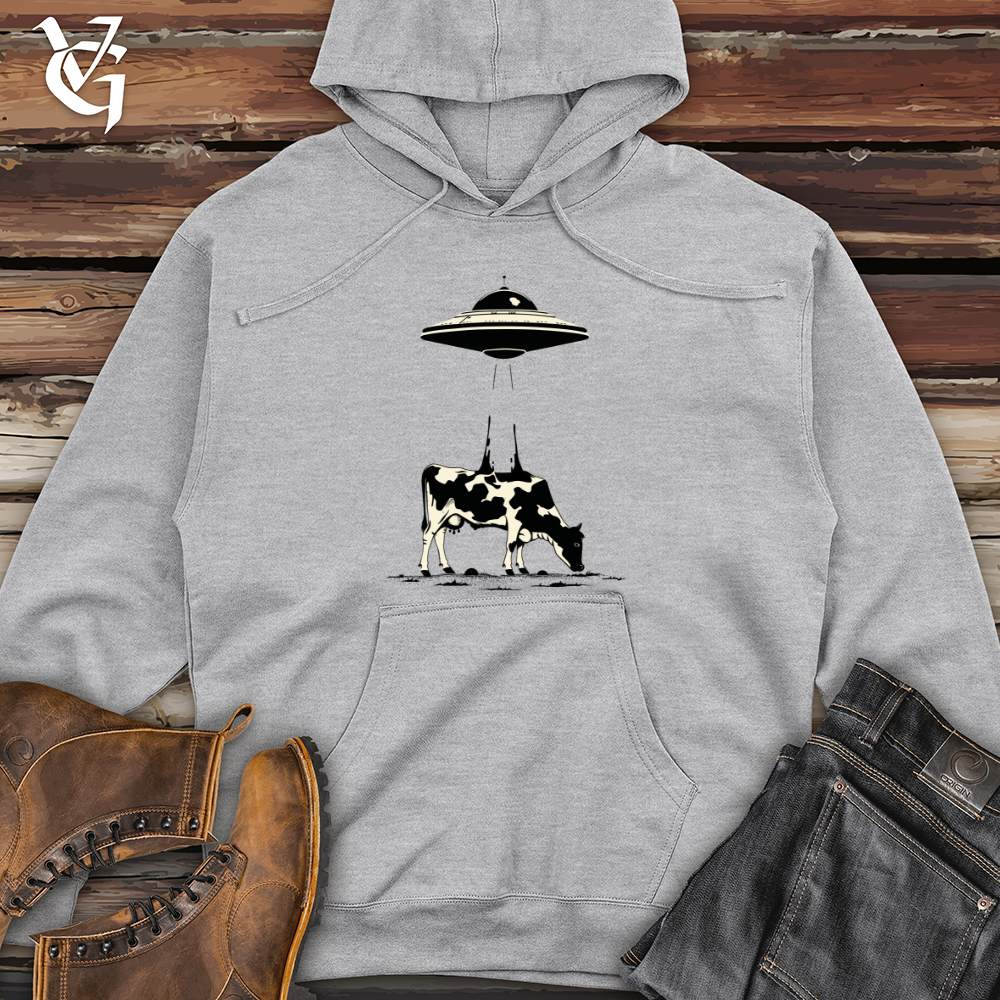 Viking Goods Cow Suck Midweight Hooded Sweatshirt Bone / L