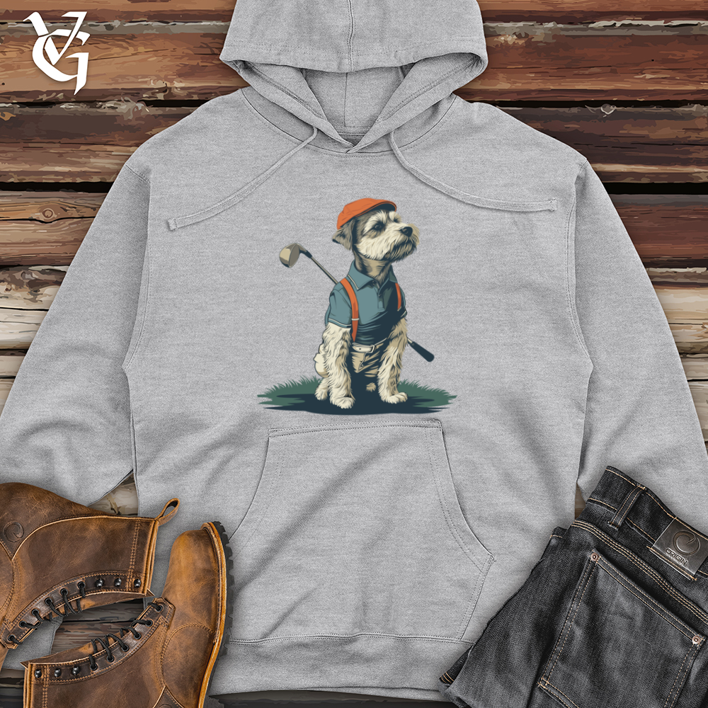 Viking Goods Dog Golf Ace Midweight Hooded Sweatshirt Bone / L