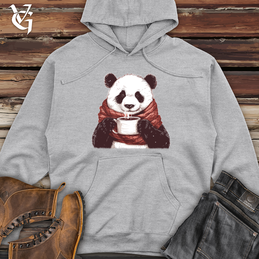 Viking Goods Panda Warmth Sip Midweight Hooded Sweatshirt Bone / L