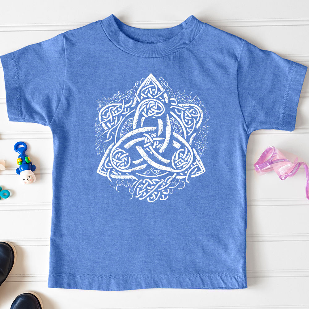 Viking Goods Celtic Trinity Emblem Toddler Tee Heather Columbia Blue / 2T