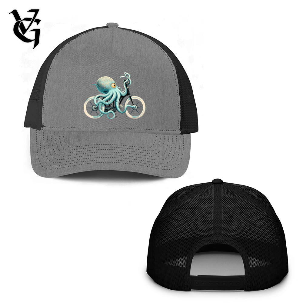 Viking Goods Octobike Trucker Hat Heather Grey/ Black