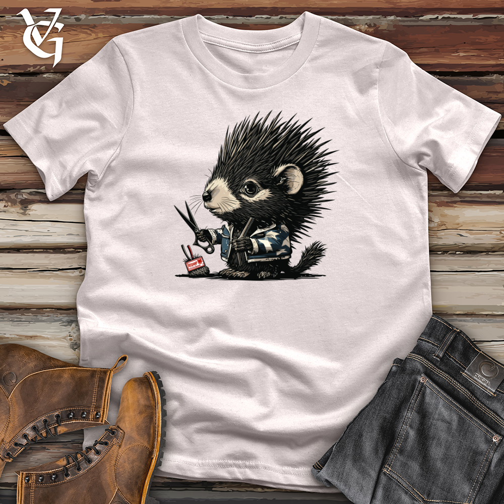 Viking Goods Hedgehog Barber Shop Softstyle Tee