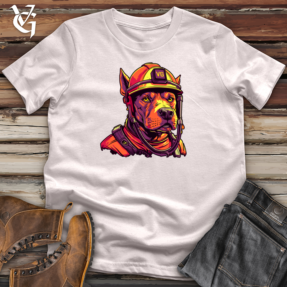 Viking Goods Firefighter Hero Hound Softstyle Tee Ice Grey / L