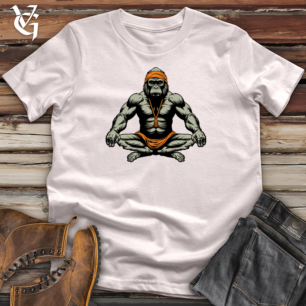 Viking Goods Gorilla Zen Master Softstyle Tee Ice Grey / L