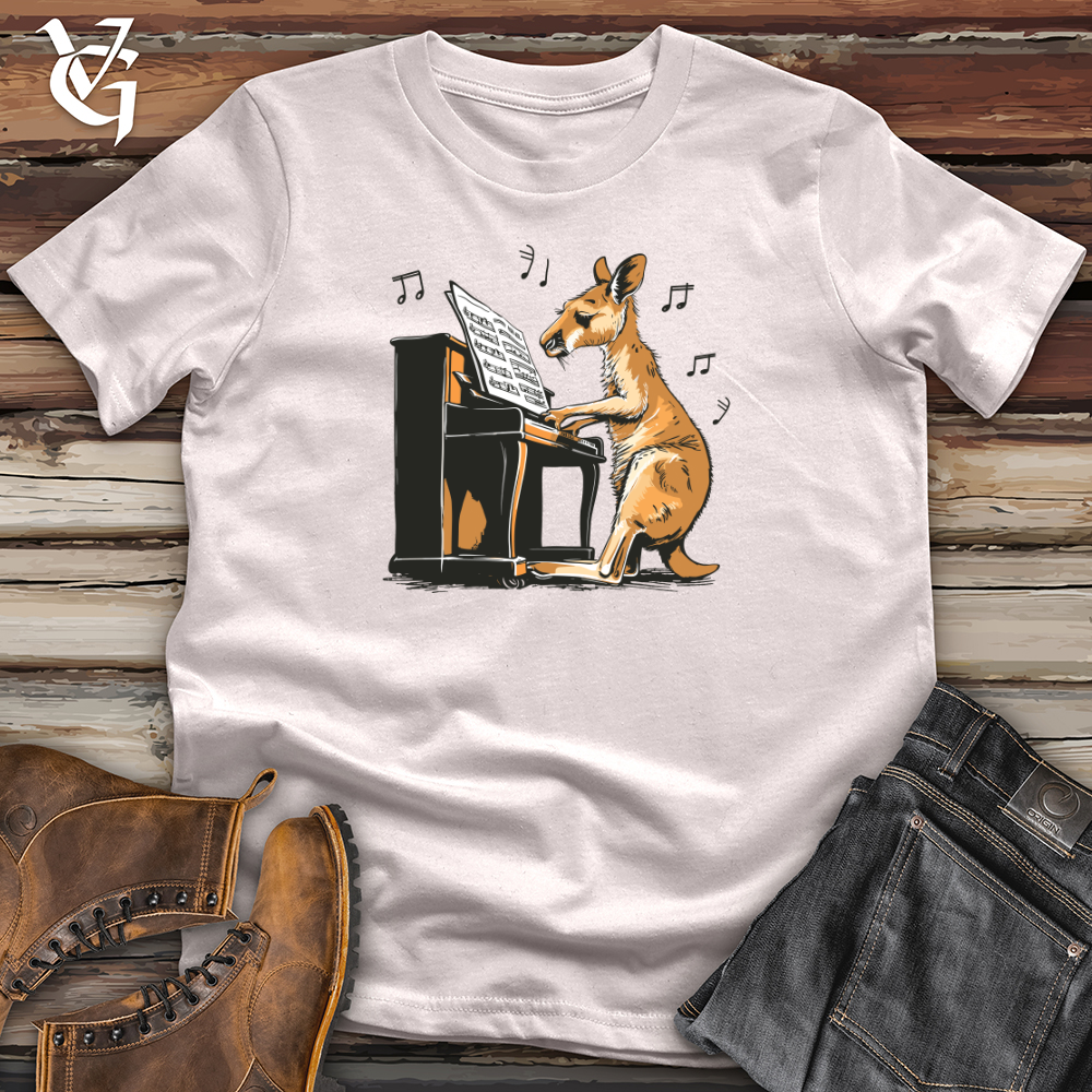 Viking Goods Kangaroo Piano Virtuoso Softstyle Tee Ice Grey / L