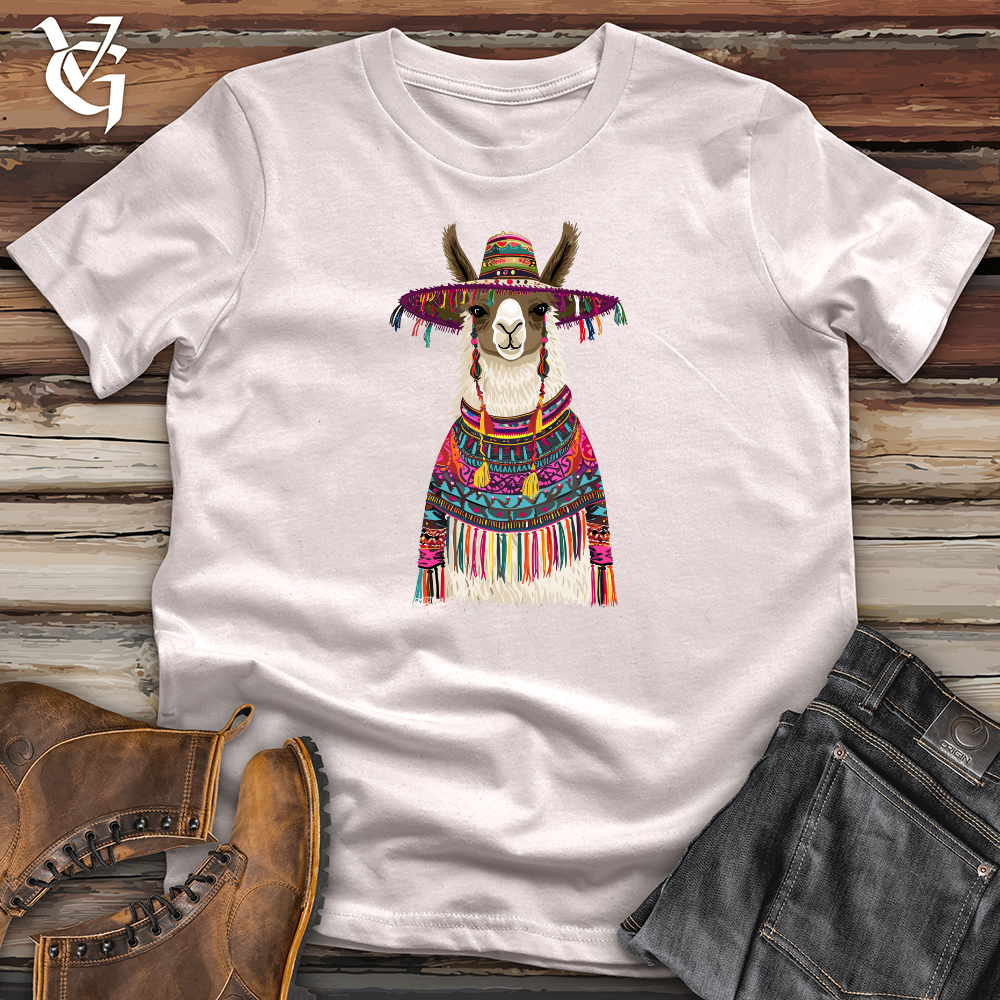 Viking Goods Llama Fiesta Attire Softstyle Tee Ice Grey / L