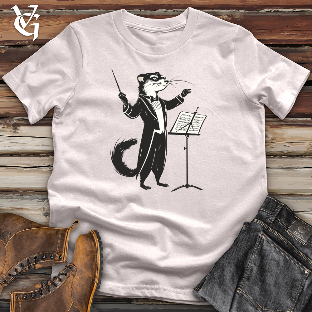 Viking Goods Maestro Weasel Conductor Softstyle Tee Ice Grey / L