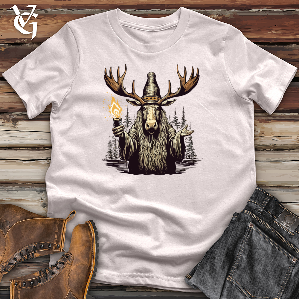 Viking Goods Moose Wizard Enigma Softstyle Tee Ice Grey / L