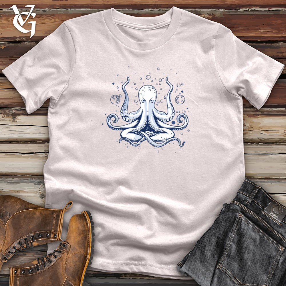 Viking Goods Octopus Bubble Meditation Softstyle Tee Ice Grey / L