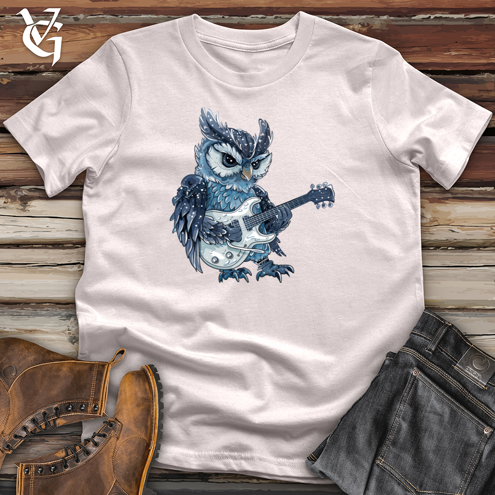 Viking Goods Owl Rockstar Melody Softstyle Tee Ice Grey / L