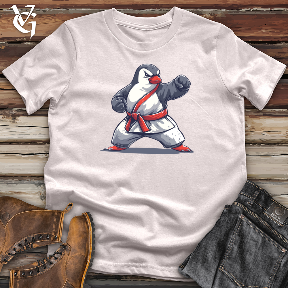 Viking Goods Penguin Karate Master Softstyle Tee Ice Grey / L