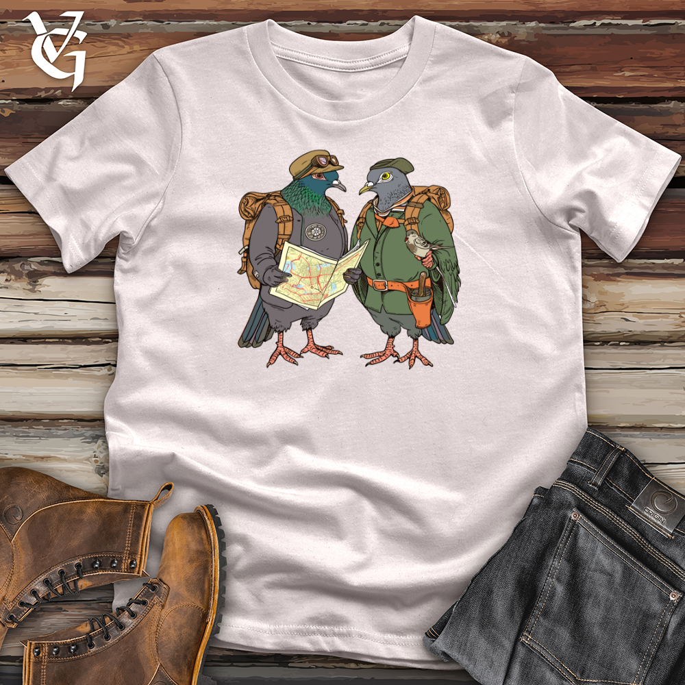 Viking Goods Pigeon Explorers Club Softstyle Tee Ice Grey / L