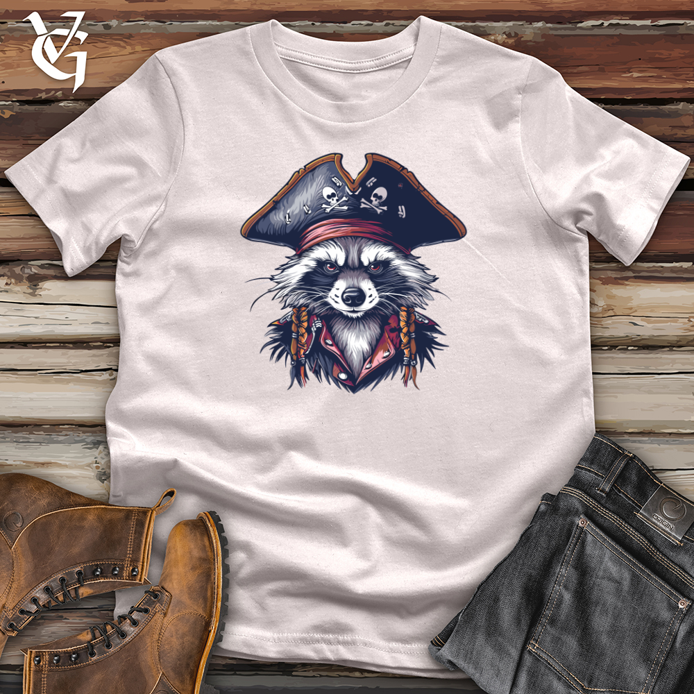 Viking Goods Raccoon Pirate Captain Softstyle Tee Ice Grey / L