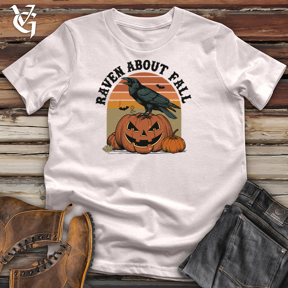 Viking Goods Raven About Fall Softstyle Tee Ice Grey / L