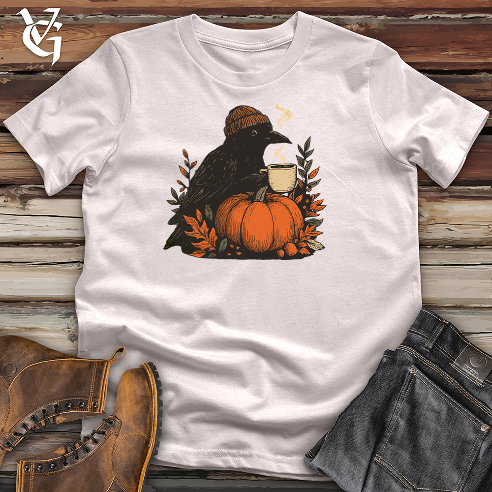 Viking Goods Raven Autumn Harvest Softstyle Tee Ice Grey / L