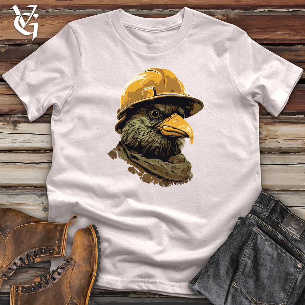 Viking Goods Raven Construction Crew Softstyle Tee Ice Grey / L