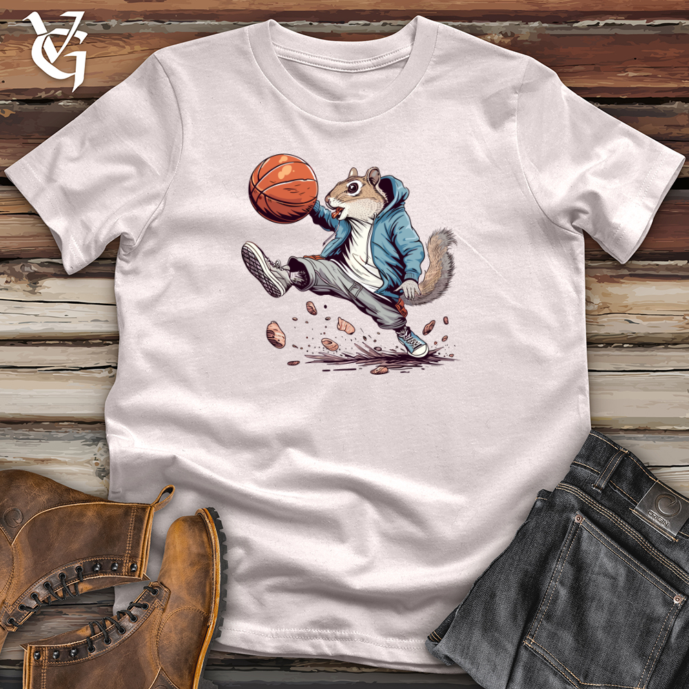 Viking Goods Squirrel Basketball Hustle Softstyle Tee Ice Grey / L
