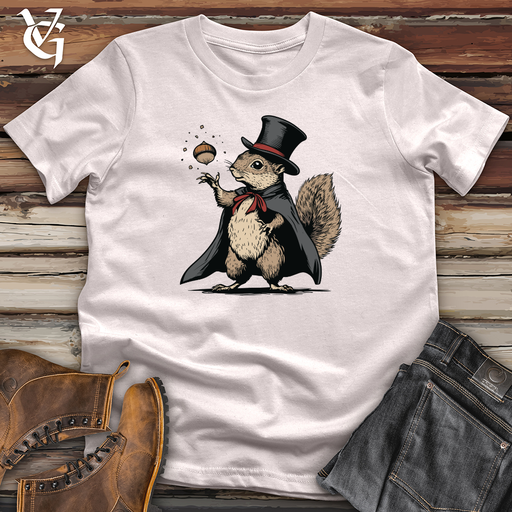 Viking Goods Squirrel Magician Show Softstyle Tee Ice Grey / L