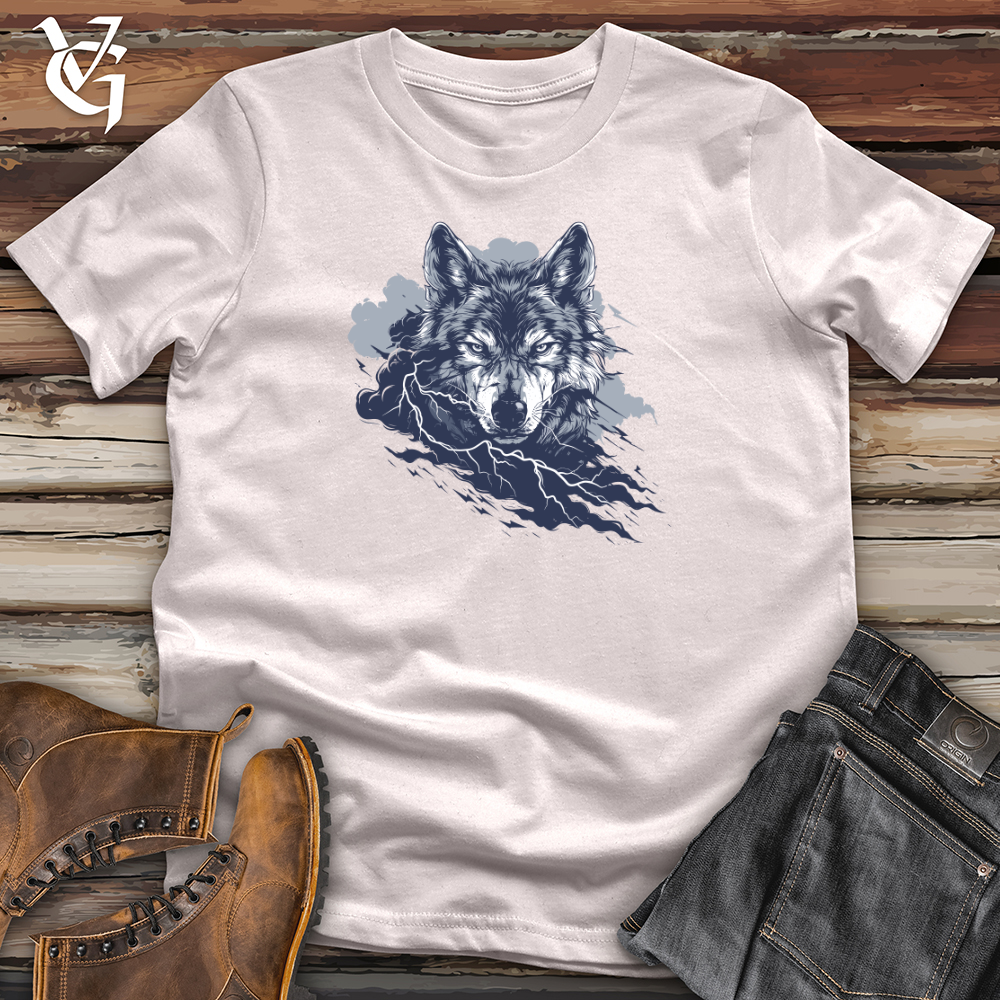 Viking Goods Thunder Wolf Glare Softstyle Tee Ice Grey / L