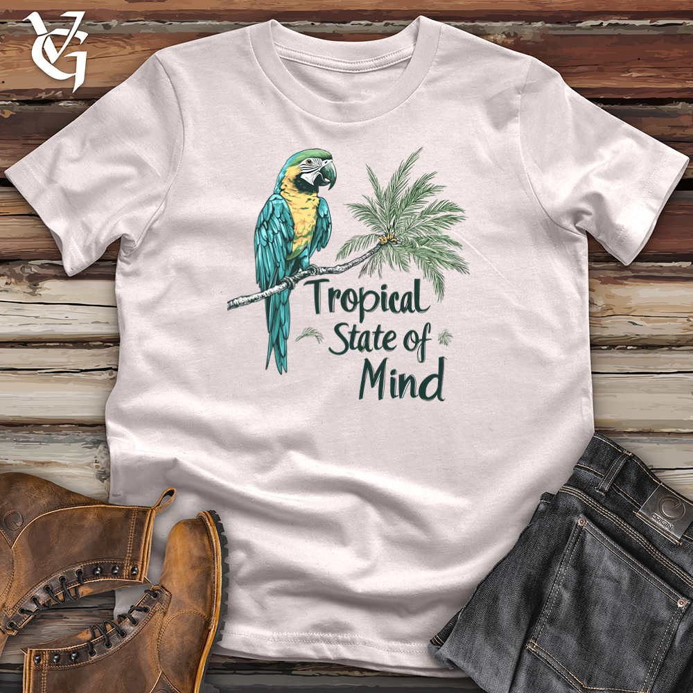Viking Goods Tropical State of Mind Softstyle Tee Ice Grey / L