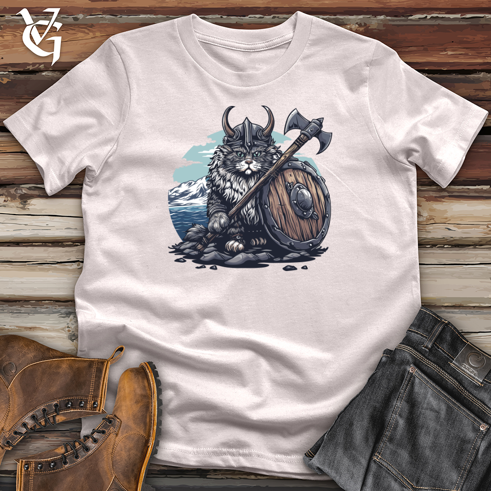 Viking Goods Viking Cat Warrior Softstyle Tee Ice Grey / L