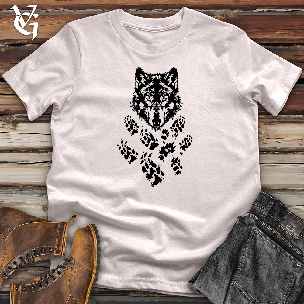 Viking Goods Wolf Paw Trail Softstyle Tee Ice Grey / L