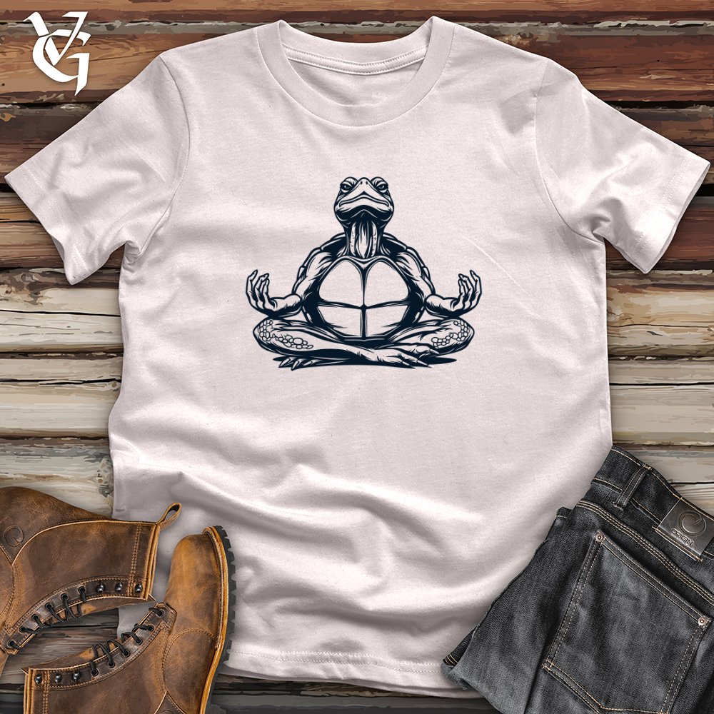 Viking Goods Zen Turtle Meditation Softstyle Tee Ice Grey / L