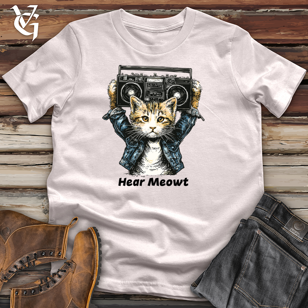 Viking Goods Hear Meowt Softstyle Tee Ice Grey / S