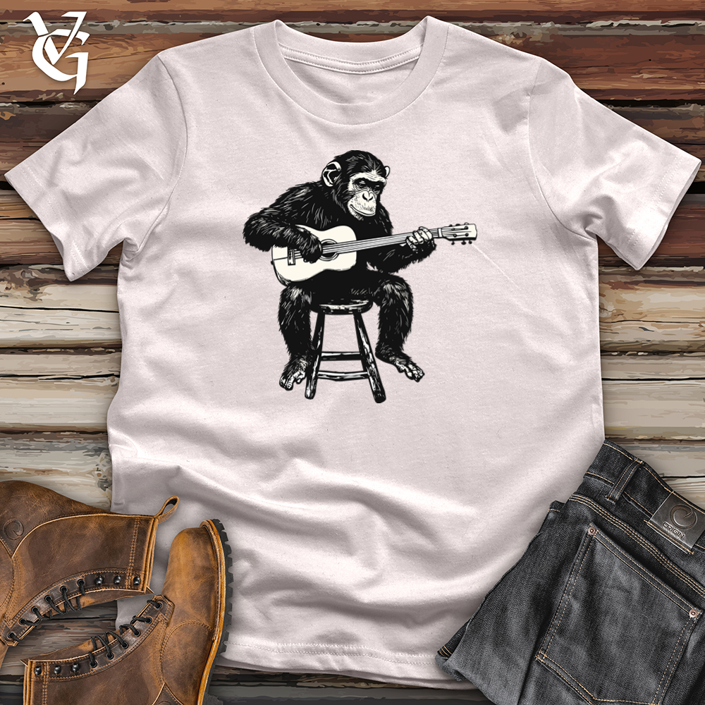 Viking Goods Monkey Guitarist Softstyle Tee Ice Grey / S