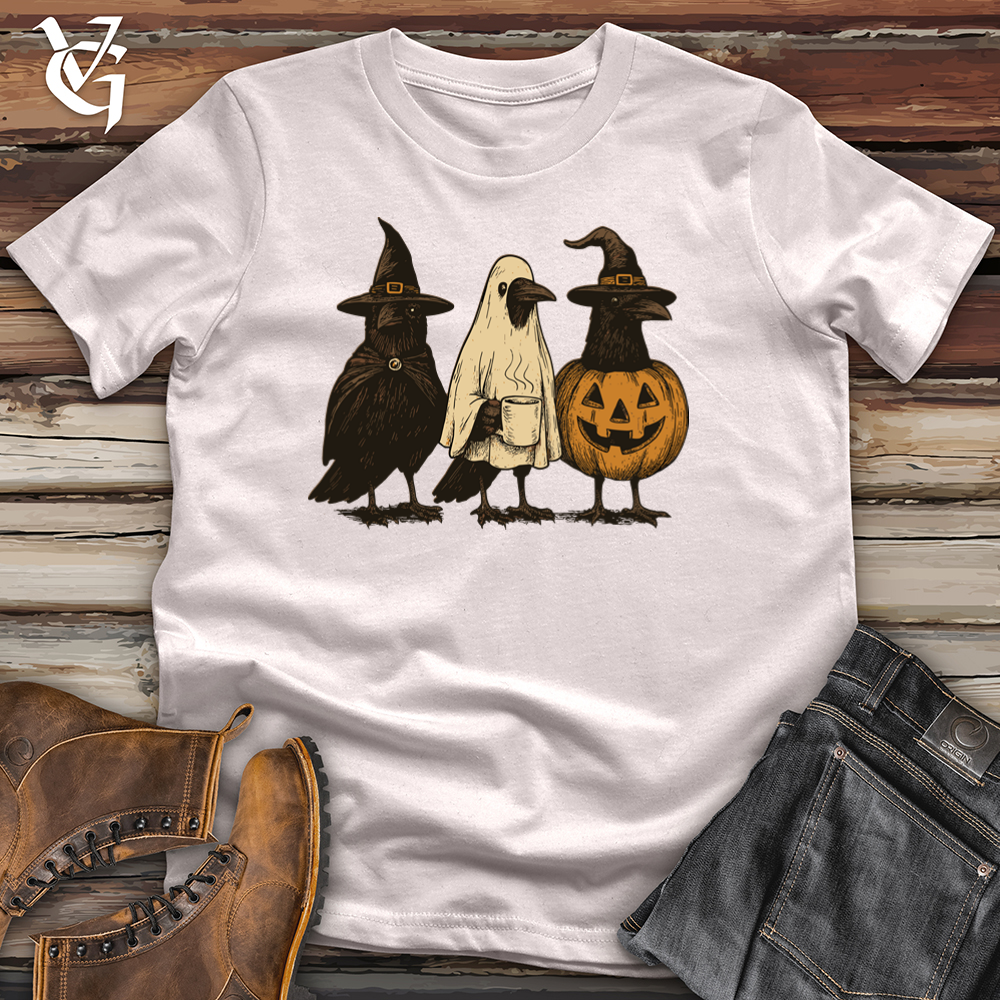 Viking Goods Raven Halloween Squad Softstyle Tee Ice Grey / S