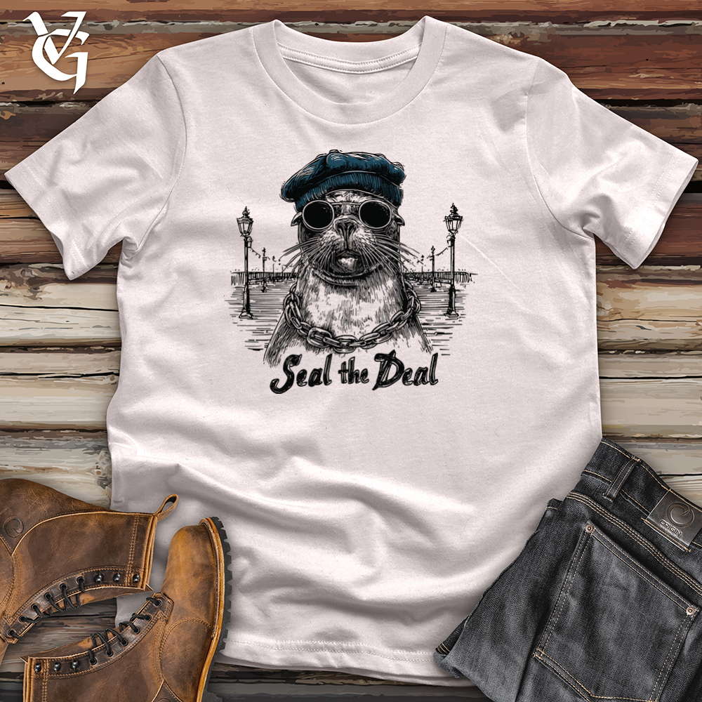 Viking Goods Seal the Deal Seal Softstyle Tee Ice Grey / S