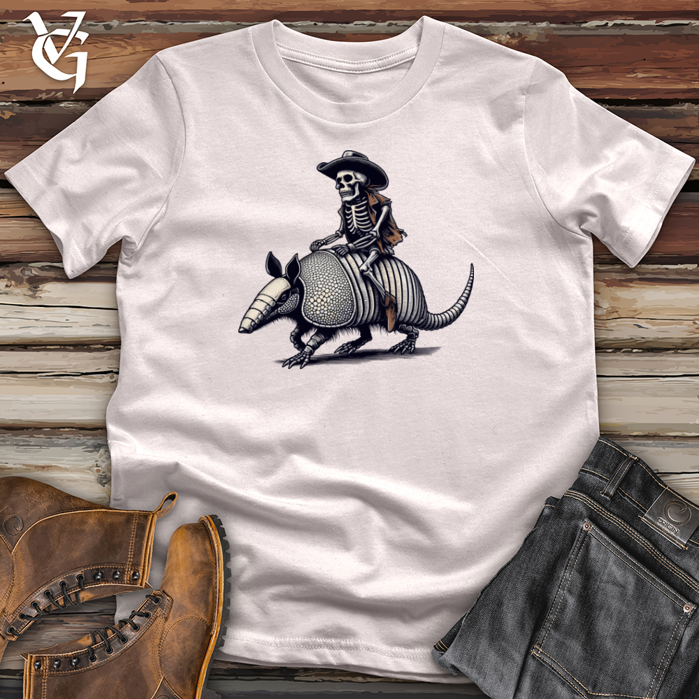 Viking Goods Skeleton Armadillo Cowboy Softstyle Tee Ice Grey / S