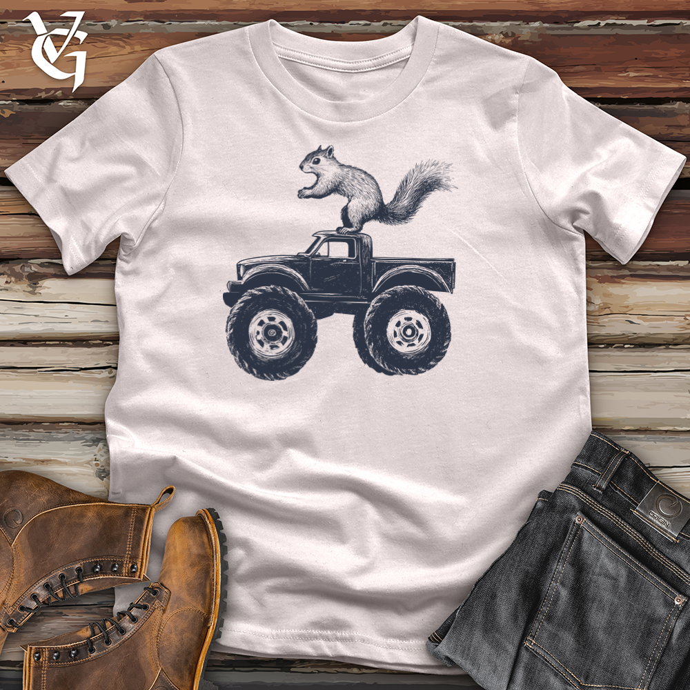 Viking Goods Squirrel Monster Truck Softstyle Tee Ice Grey / S