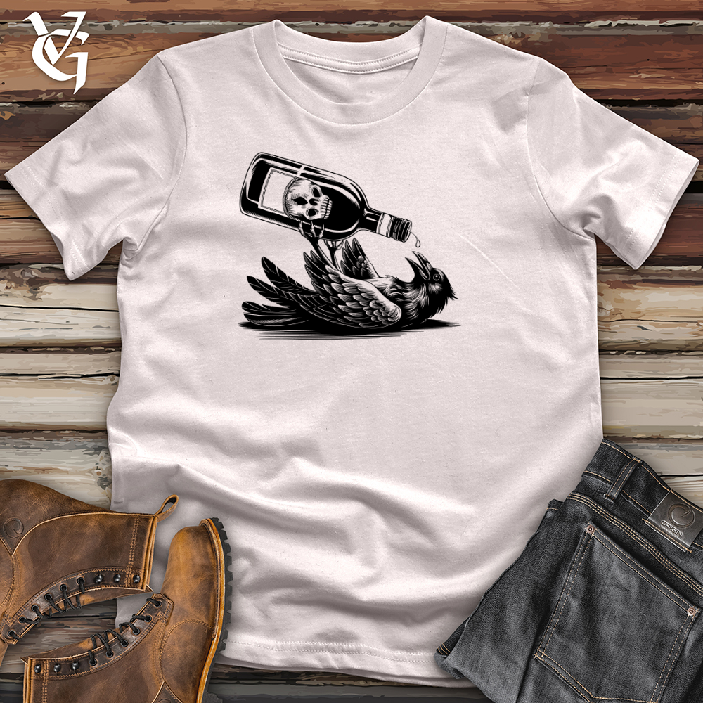 Viking Goods Drunk Crow Softstyle Tee Ice Grey / XS